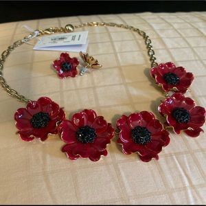 Macy’s necklace and earring set